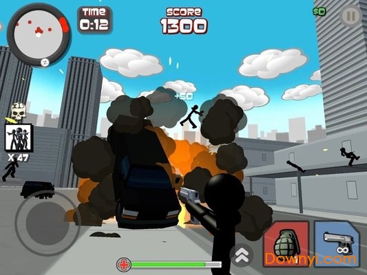 三维城市火柴人射击最新版(stickman city shooting 3d) v1.06 安卓版1
