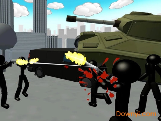 三维城市火柴人射击最新版(stickman city shooting 3d) v1.06 安卓版3