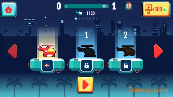 怪物直升机手游 v1.4.5 安卓版1