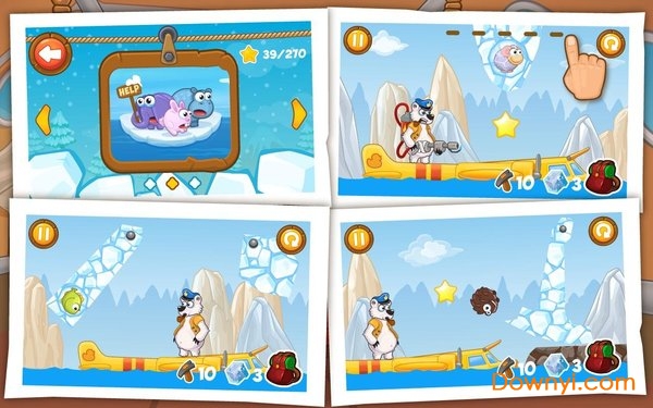 被冰冻的动物手游(frozen tails) v1.05 安卓版2