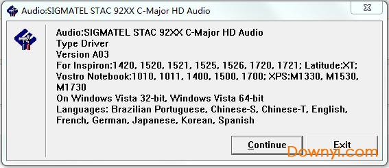 dell inspiron 1420声卡驱动