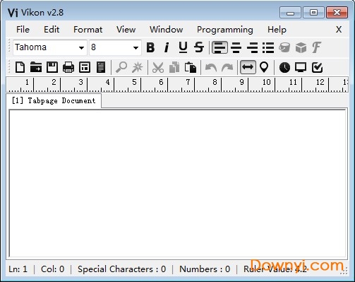 vikon文本编辑软件 v2.8 绿色版0