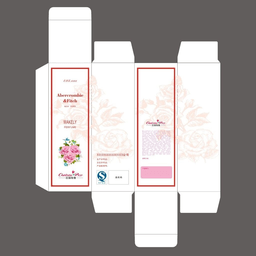 化妆品盒子包装设计草图