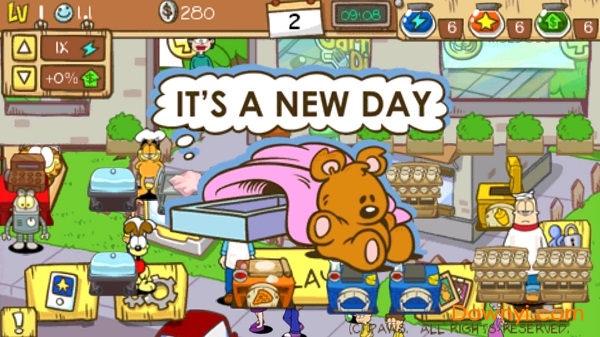 加菲猫餐厅中文版(garfields diner) v1.9.3 安卓版3