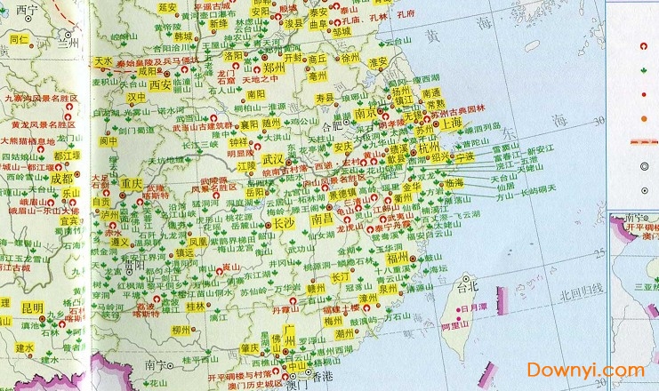 中国旅游地图高清版 免费版1