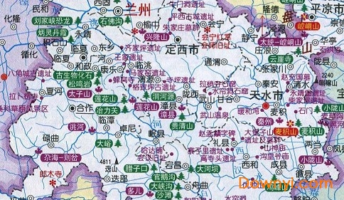 甘肃旅游地图电子版下载