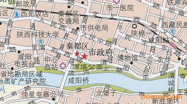 咸阳地图全图高清版 最新版 0