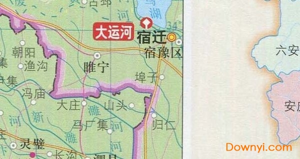 安徽省地图高清版 免费版 2