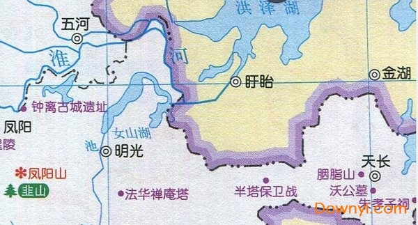 安徽省旅游地图高清版大图