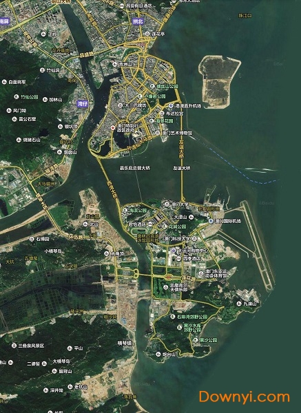 澳门卫星地图全图