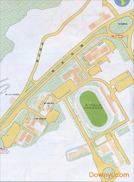 澳门科技大学地图 澳门科技大学