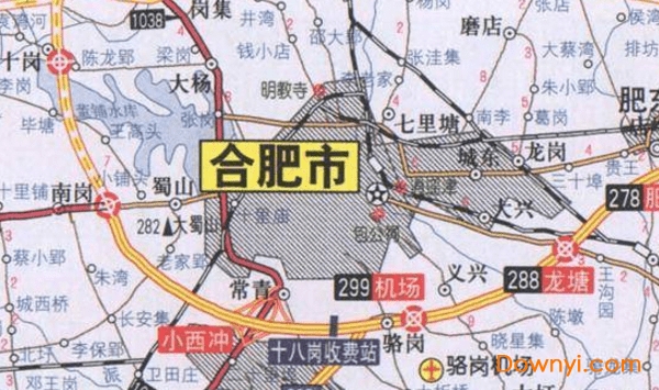 合肥市交通地图全图