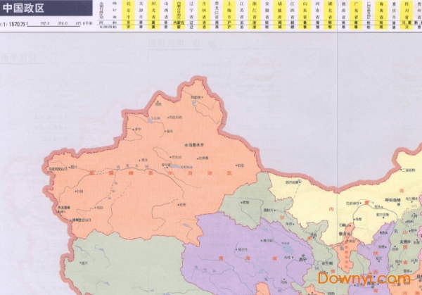 中国行政区域图高清版 最新版 0