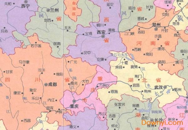 中国行政区域图高清版 中国行政区域图电子版