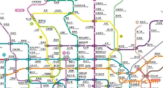 2020年北京地铁规划图