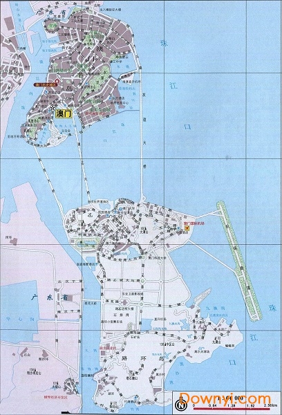 最新澳门地图全图
