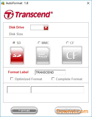 autoformat汉化版(内存卡修复工具) v1.8 绿色中文版0