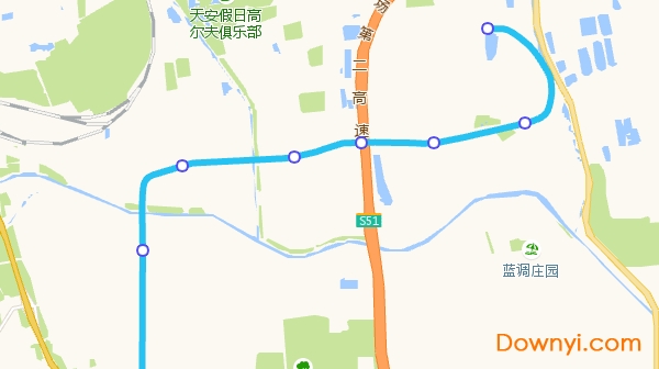 北京3号线地铁线路图