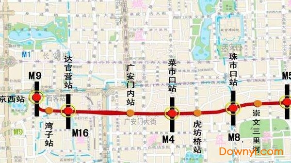 北京7号线线路图 北京地铁7号线路图最新版