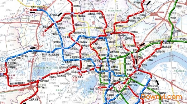 杭州地铁规划图2021终极版 大图版1