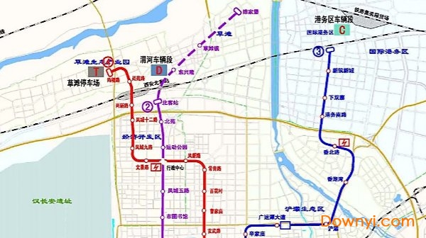 西安地铁规划图高清版