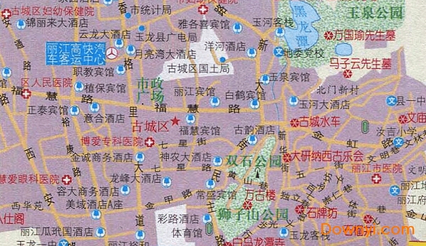 丽江自驾游最佳路线图