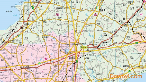 山东地图全图放大高清版