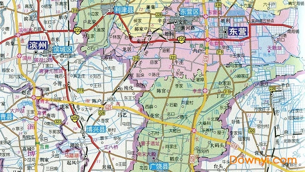 东营地图 山东东营地图全图