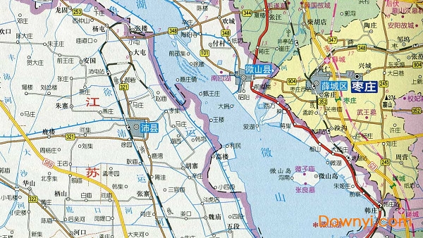 枣庄地图 枣庄地图全图