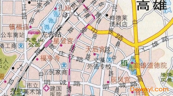 高雄市区地图全图 0