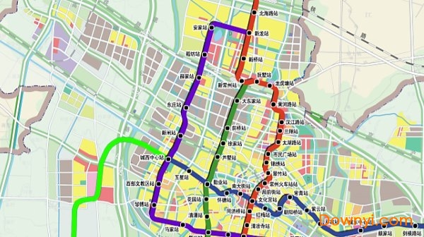 常州地铁最新规划图