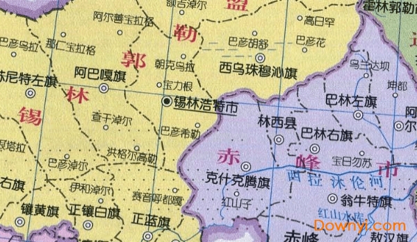 内蒙古地图高清版