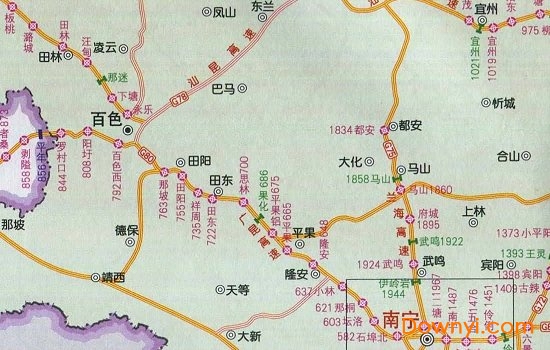 广西高速公路地图全图
