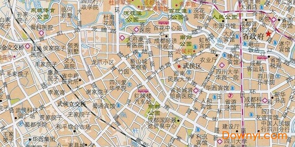 成都地图全图高清版