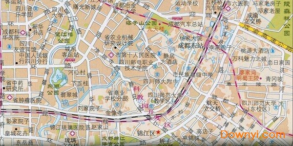 成都地图全图高清版