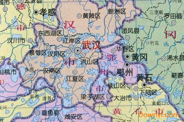 湖北省地图高清最新版 湖北省地图高清最新版