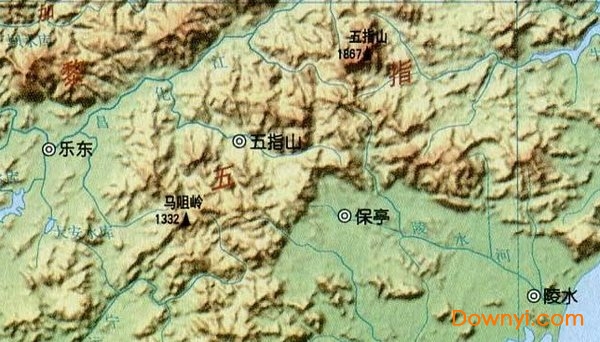 海南岛地形图大图 免费版 4