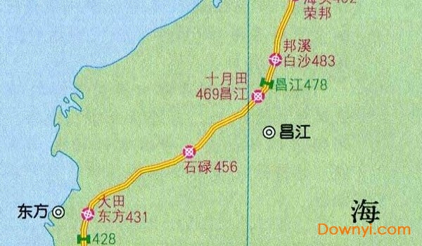 海南省高速公路规划图