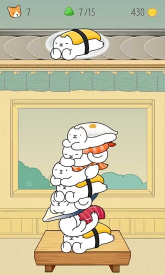 猫星人寿司叠叠乐游戏