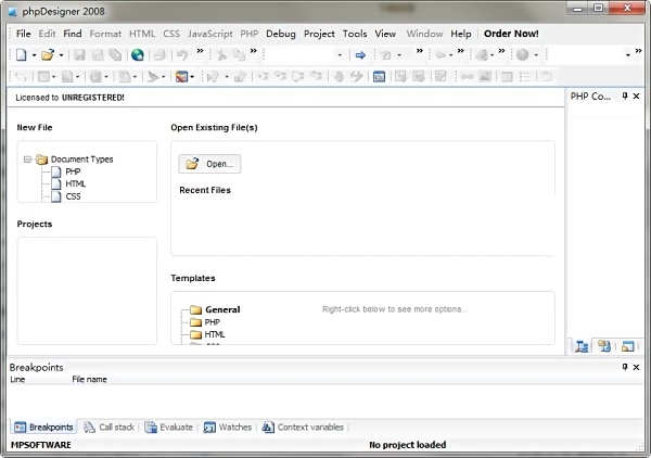 php designer 2008 professional绿色版