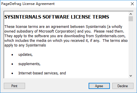 pagedefrag内存工具