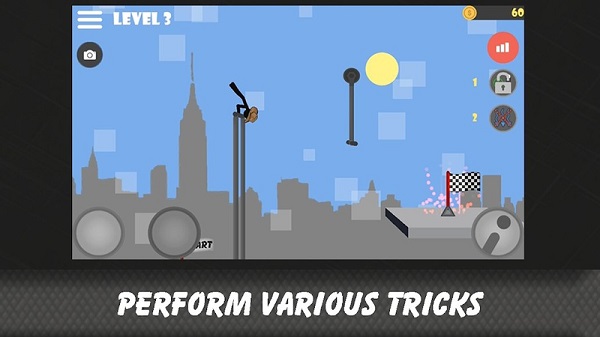 火柴人单杠翻滚游戏 v1.0.0 安卓最新版1