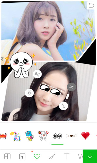 snow卖萌贴纸相机app v15.5.8 安卓最新版1