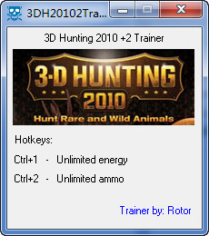 3D打猎2010(二项属性修改器) v1.2 最新版0