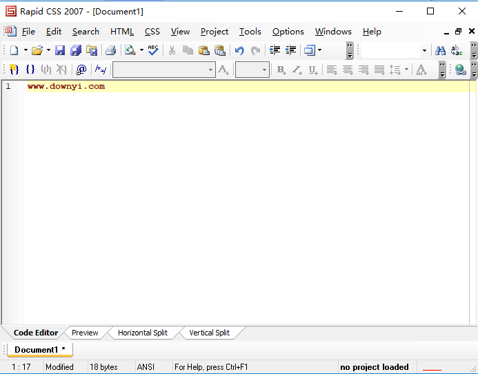 rapid css editor 2007 rapid css editor