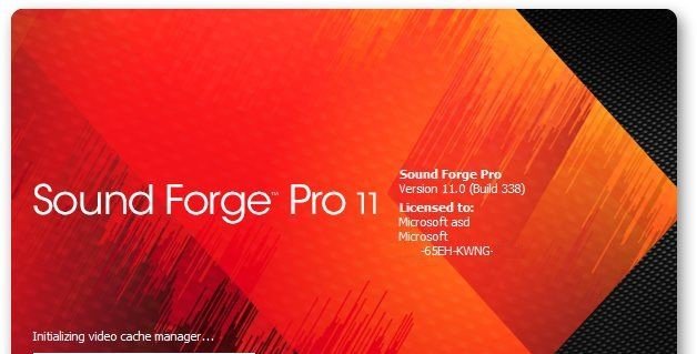 sound forge pro11中文修改版 v11.0 安装版1
