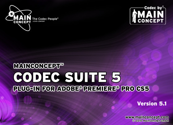 premiere高清插件(mainconcept codec suite) v5.1 安装版1