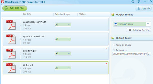 pdf转换成word转换器绿色版