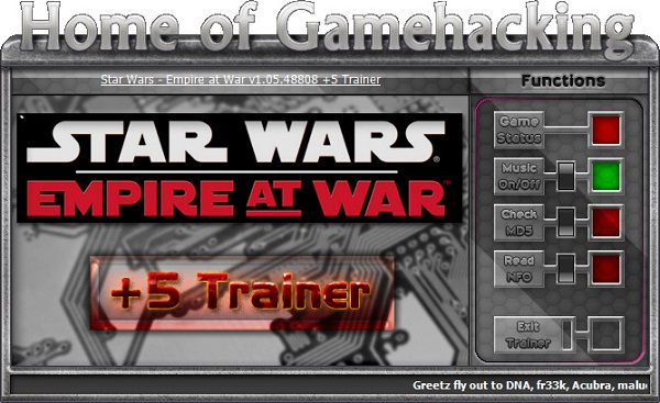 星球大战帝国战争修改器5项 v1.05.48808 绿色版1