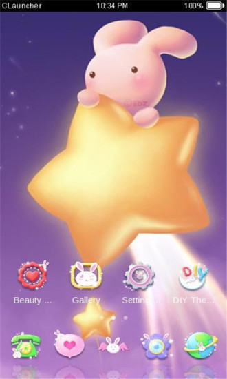 可爱小兔手机主题动态壁纸 v4.8.6 安卓版2